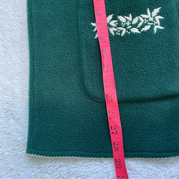 Women’s Edition Green Fleece Button Up Cardigan Sweater Vintage Size M - Picture 5 of 6